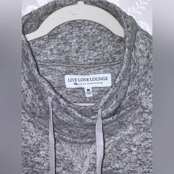 Live‎ Love Lounge Karen neuburger Gray Sweater Dress M NWT - Picture 2 of 6